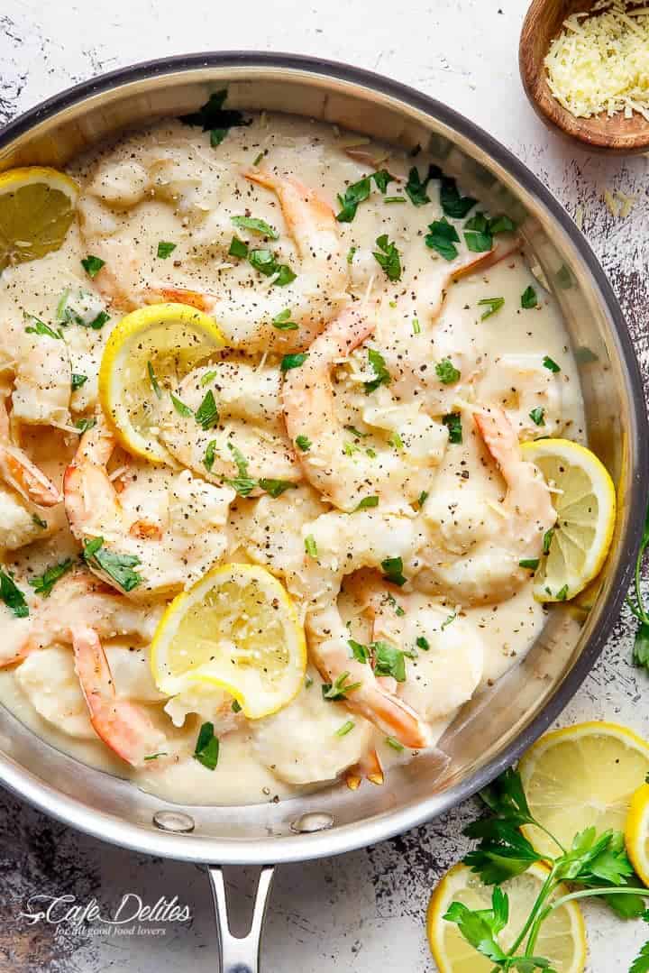 Creamy Lemon Parmesan Shrimp: Gourmet Dinner in Minutes